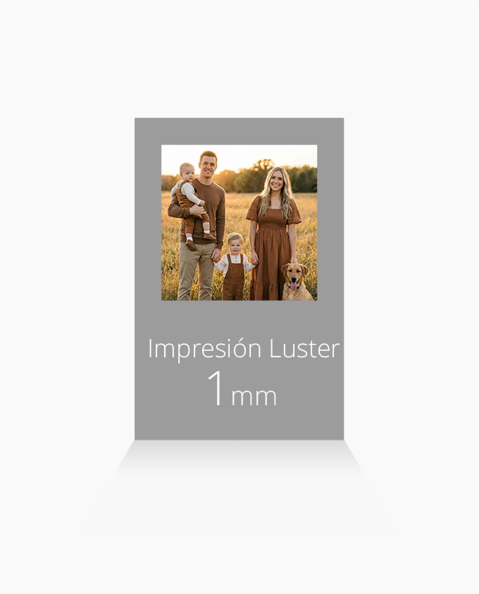 Impresión Luster, blanco 1mm - Imagen 2