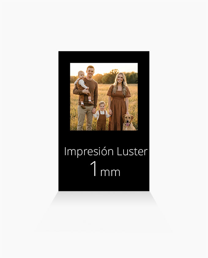 Impresión Luster, blanco 1mm