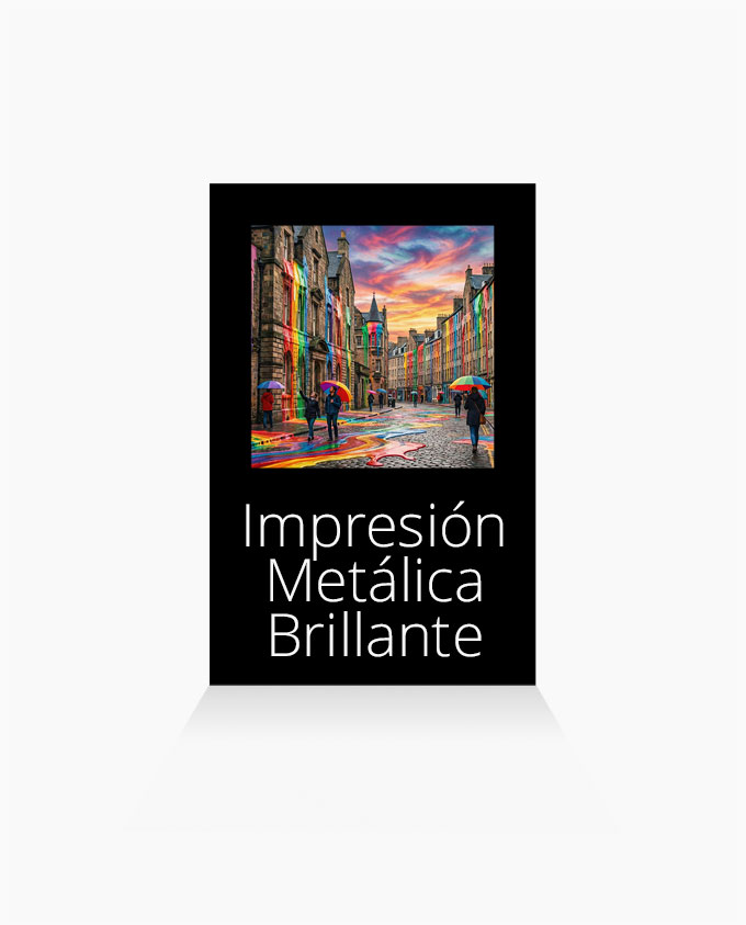 Impresión Metálica Brillante